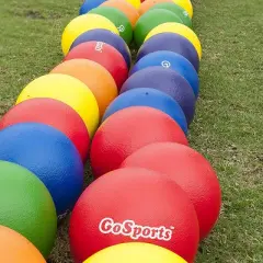 GoSports Soft Skin Foam Playground Dodgeballs - 6 Pack for Kids (6 Inch)