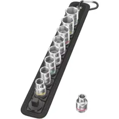 Wera Belt B 4 Zyklop socket set - 3/8" drive, 9 pieces