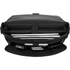 Lenovo Carrying Case (Messenger) for 15.6" Notebook - Black - Water Resistant - Nylon - Polyester Exterior Material - Shoulder Strap, Handle