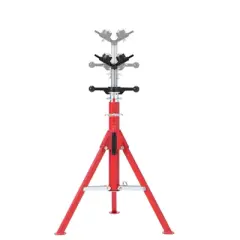 2500 Lbs Pipe Jack Stand with Four Balls 28-52In Height-Adjustable Heavy-Duty Pipe Support