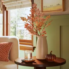 Red Artificial Fall Leaf Stem - Threshold&trade;