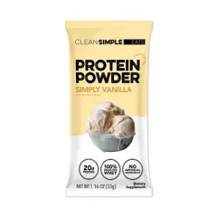 Clean Simple Eats Protein Powder - Simply Vanilla - 1.16oz/1 stick