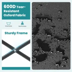 Anybear Multipurpose Collapsible Beach Trolley Green 150lbs Garden Cart