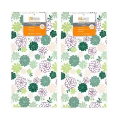 MU Kitchen Designer Cotton Dish Towel, Set of 2, Succulents