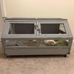 Aivituvin Large Guinea Pig Cages| Wooden Guinea Pig Habitat-AIR62