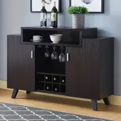 Dorfella 2 Open Shelf Buffet Red Cocoa - miBasics