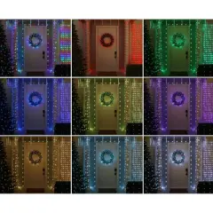 200ct LED Philips ChromaBright App Controlled Indoor/Outdoor Concave String Lights Multi-Colored with Green Wire