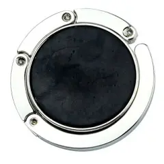 Speert Folding Purse Hook Hanger August Birthstone Peridot Green|Folding Handbag Hook|Faux Stone|2.25" diameter