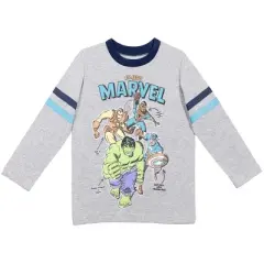 Marvel Avengers Captain America Hulk Iron Man Spider-Man Toddler Boys Long Sleeve Fleece Pant Set 