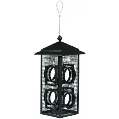 Perky-Pet Wild Bird 2 lb Metal Mesh Fly-Thru Bird Feeder 8 ports
