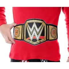 WWE Boys' Wrestling Champion Belt Jogger Costume Sleep Pajama Set Multicolored