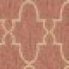 6'7" Round Gibson Outdoor Patio Rug Rust/Sand - Safavieh