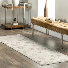 nuLOOM Krystin Distressed Machine Washable Area Rug