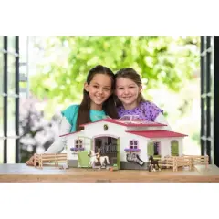 Schleich Riding Center with Rider and Horses