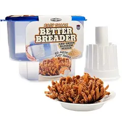 Onion Blossom Maker Set- All-in-One Blooming Onion Set with Corer and Breader Batter Bowl