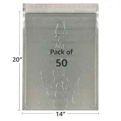 UOFFICE ack of 50 Thermal Insulated Bubble Mailers 14" x 20"