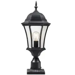 Z-Lite Wakefield 1 - Light Lantern in  Black