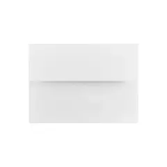 JAM Paper A8 Foil Lined Invitation Envelopes 5.5 x 8.125 White with Red Foil 3243657I