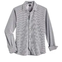 Storm Creek Men's Windowpane Influcencer Eco Woven Long Sleeve Shirt