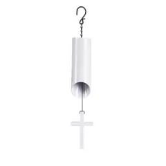 Dicksons The Lord Prayer KJV, White/Tan 23.5 x 3 Inch Aluminum Noisemaker Windchime