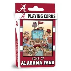 MasterPieces Officially Licensed NCAA Alabama Crimson Tide Fan Deck Playing Cards - 54 Card Deck