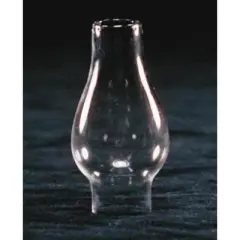 Lehman's Clear Glass Lamp Chimney, Replacement Hurricane Globe Measures 3/4 Inch Diameter Base x 2 1/2 Inches High for Oil or Kerosene Lanterns