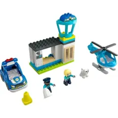 LEGO DUPLO Rescue Police Station & Helicopter Toy Set 10959