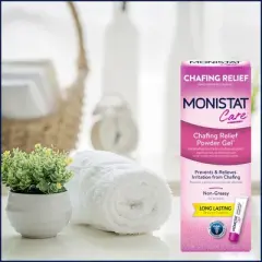 Monistat Care Feminine Chafing Relief Powder Gel, Anti-Chafe Protection - 1.5 oz