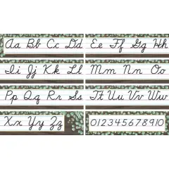 Teacher Created Resources&reg; Eucalyptus Cursive Mini Bulletin Board Set