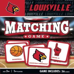 MasterPieces Officially Licensed NCAA Louisville Cardinals Matching Game for Kids and Families