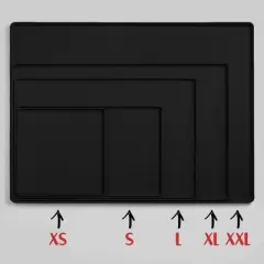 DogBuddy Dog Food Mat, Waterproof Mat for Dog Bowls, Silicone Mat for Dog Food and Water Bowl, Nonslip Rubber Pet Food Mat