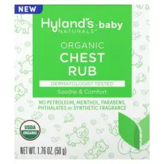Hyland's Naturals Baby, Organic Chest Rub, 1.76 oz (50 g)