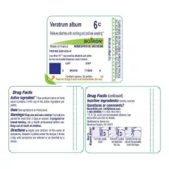 Veratrum Album 6C by Boiron Homeopathic Single Medicine For Digestive  -  80 Pellet