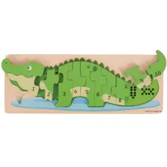 Bigjigs&reg; Toys Crocodile Number Puzzle