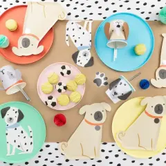 Meri Meri Pug Plates (Pack of 8)