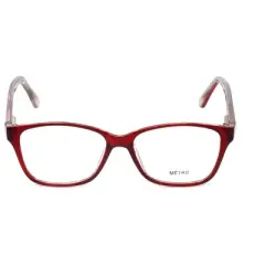 Metro Collection 23 Designer Acetate Reading Glasses in Wine Red +3.00 127mm Frame/47mm Lens Width