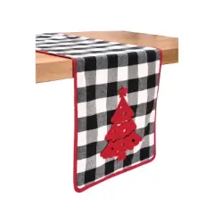 C&F Home Franklin Farm Plaid Christmas Tree Cotton Table Runner 13" x 72"