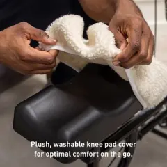 BodyMed Knee Walker for Leg and Foot Injuries with Dual Brakes, Detachable Fabric Basket & Knee Pad Cover &ndash; Collapsible and Adjustable Knee Scooter