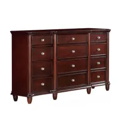 Dylan 12 Drawer Dresser Dark Cherry - Picket House Furnishings