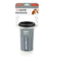 Dexas Mudbuster Dog Grooming Tool - Gray