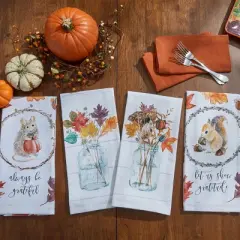 Park Designs Harvest Home Mason Jar Thistle Dishtowel