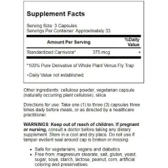 Carnivora Research International Carnivora 125 mcg 100 Veg Capsules