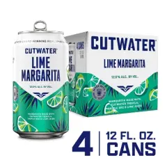 Cutwater Lime Tequila Margarita Cocktail - 4pk/355ml Cans