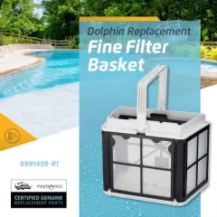 Dolphin Fine Filter Assembly for Nautilus CC, E10, Proteus DX3, Escape, Cayman, S50, S100, Active 10 & 15 Pool Cleaners Replacement