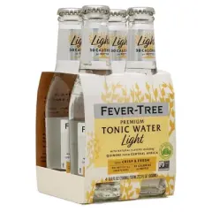 Fever-Tree Refreshingly Light Indian Tonic Water Bottles - 4pk/200ml