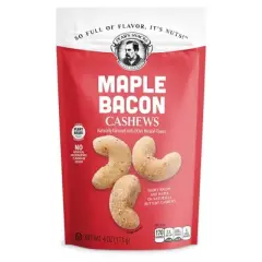 Pear's 4 oz Maple Bacon Cashews - Pack of 6 - Brenmar