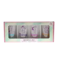 Silver Buffalo The Golden Girls Personalities 16-Ounce Pint Glasses | Set of 4