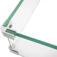 Kinger Home 26-inch Rectangular Glass Wind Guard for Fire Pit and Tables