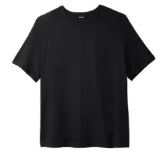 KingSize Men's Big & Tall Short-Sleeve Fleece Sweatshirt