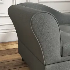 Gulches Luxurious Medium Dog Bed with Hidden Storage Space, 3-Inch Foam, Comfortable for Medium Dog Breeds in Dark Gray